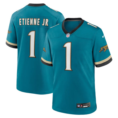 Travis Etienne Jr Jacksonville Jaguars Nike Prowler Throwback   Game Jersey - Teal