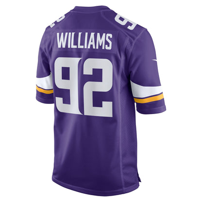 Jonah Williams Minnesota Vikings Nike Team Game Jersey -  Purple