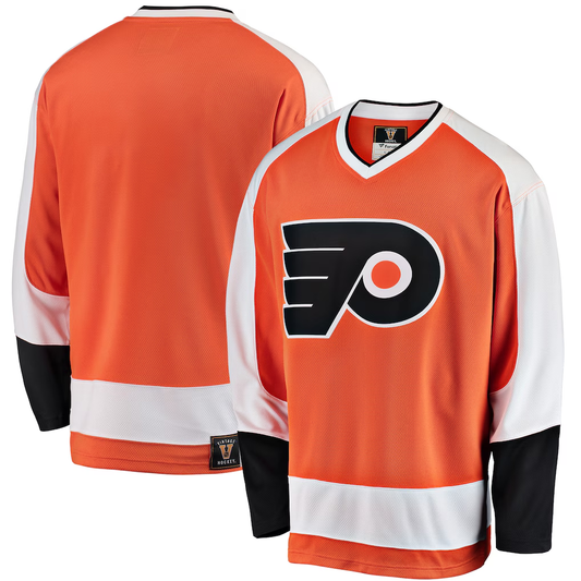Men's Philadelphia Flyers Orange Premier Breakaway Heritage Blank Jersey