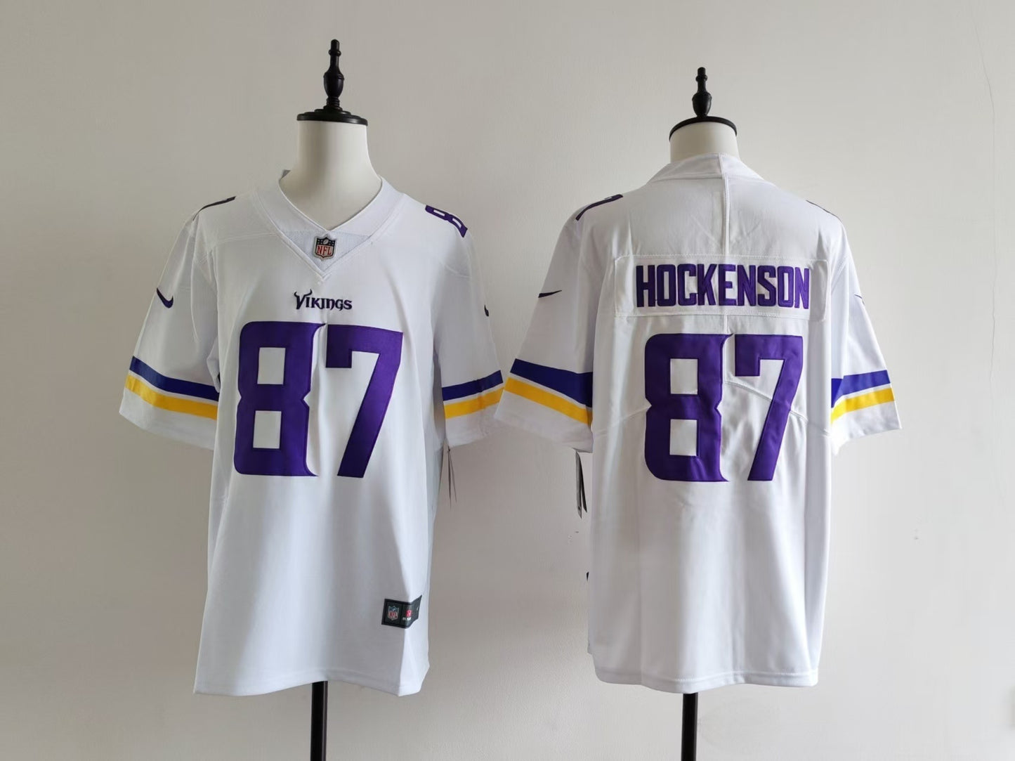 Men's Minnesota Vikings T.J. Hockenson Nike Jersey -  White#87
