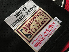 Michael Jordan Chicago Bulls 23 Black Thorwback Jersey