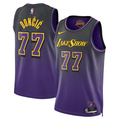 Los Angeles Lakers Nike City Edition Swingman Jersey 2024 - Purple - Luka Dončić