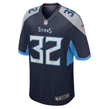 Tyjae Spears Tennessee Titans Nike Team Game Jersey -  Navy