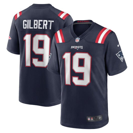 Garrett Gilbert New England Patriots Nike Home Game   Jersey - Navy