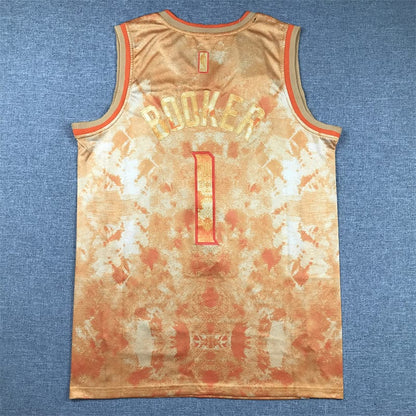 Devin Booker Orange Phoenix Suns Jersey
