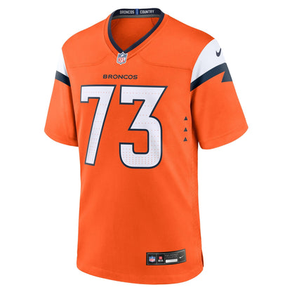 Frank Crum Denver Broncos Nike Team Game Jersey -  Orange