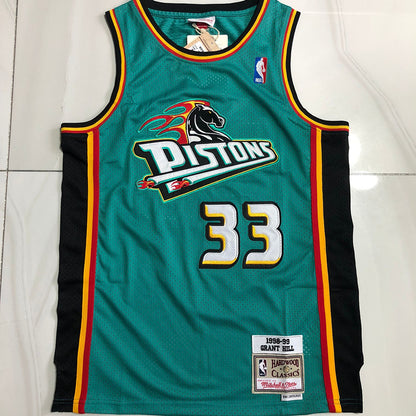 Grant Hill Detroit Pistons Green 33 MN