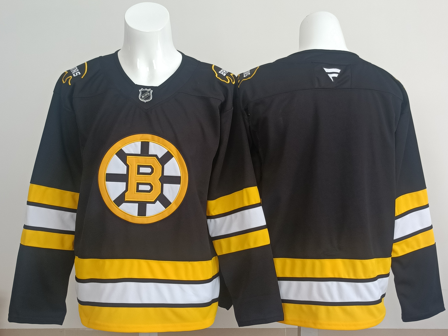 Men's Boston Bruins  Black Anniversary Blank Jersey
