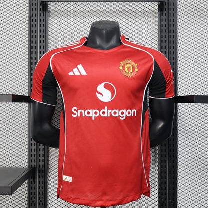 2025-26 Manchester United Home Player Version Jersey - Men's