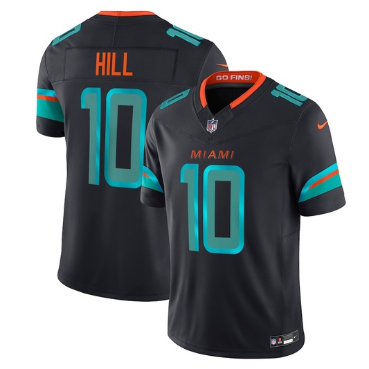 Men's Nike Tyreek Hill Pitch Blue Miami Dolphins 2025 Rivalries Collection Limited Jersey