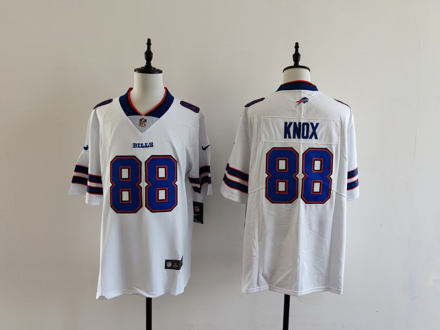 Men's Buffalo Bills Dawson Knox Jersey-White