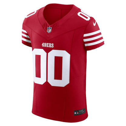 Men's Nike Scarlet San Francisco 49ers Vapor F.U.S.E. Elite Custom Jersey