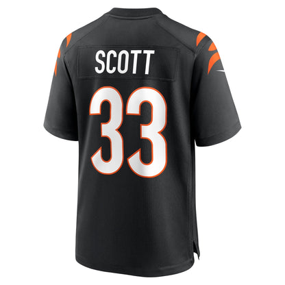 Nick Scott Cincinnati Bengals Nike Game   Jersey - Black