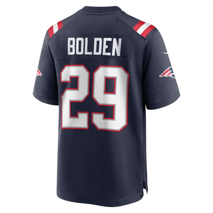 Isaiah Bolden New England Patriots Nike Team Game Jersey -  Navy