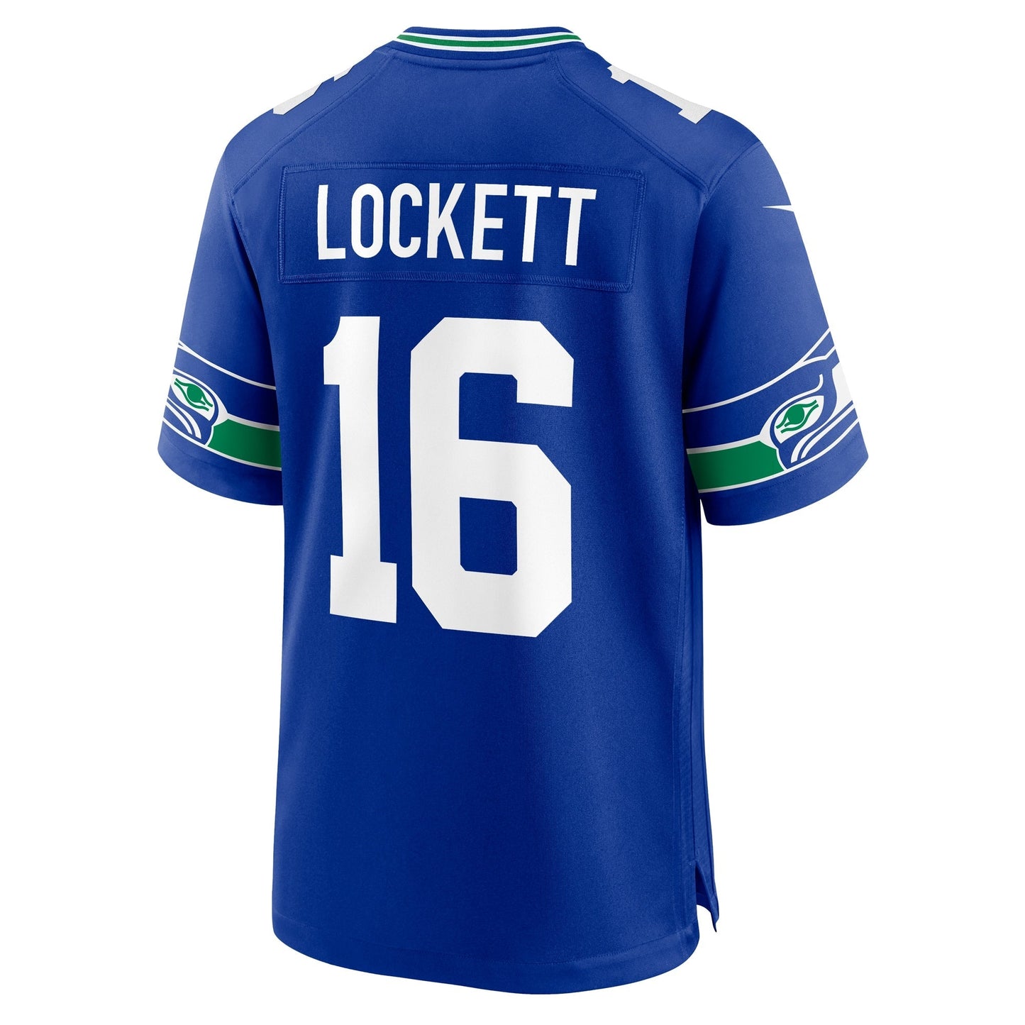 Tyler Lockett Seattle Seahawks Nike Throwback   Game Jersey - Royal