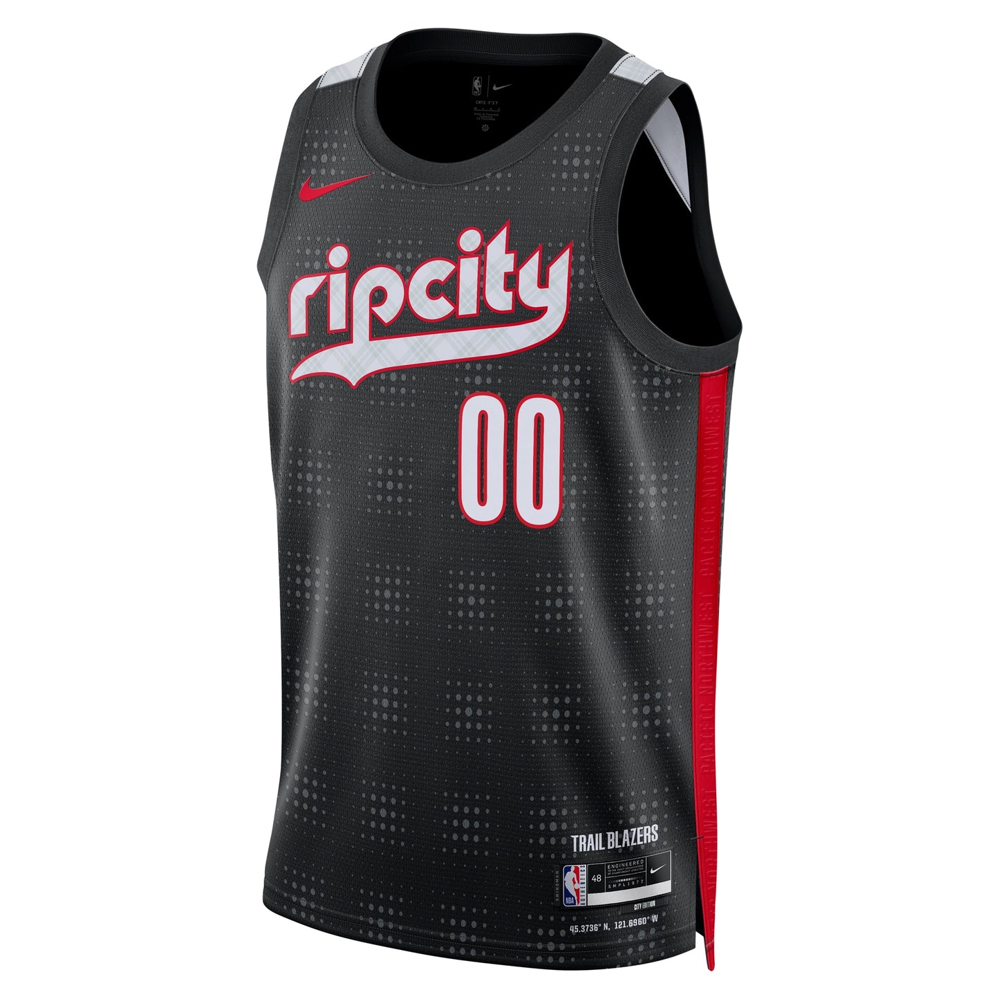 Unisex Portland Trail Blazers Black 2024/25 Custom Swingman Jersey - City Edition