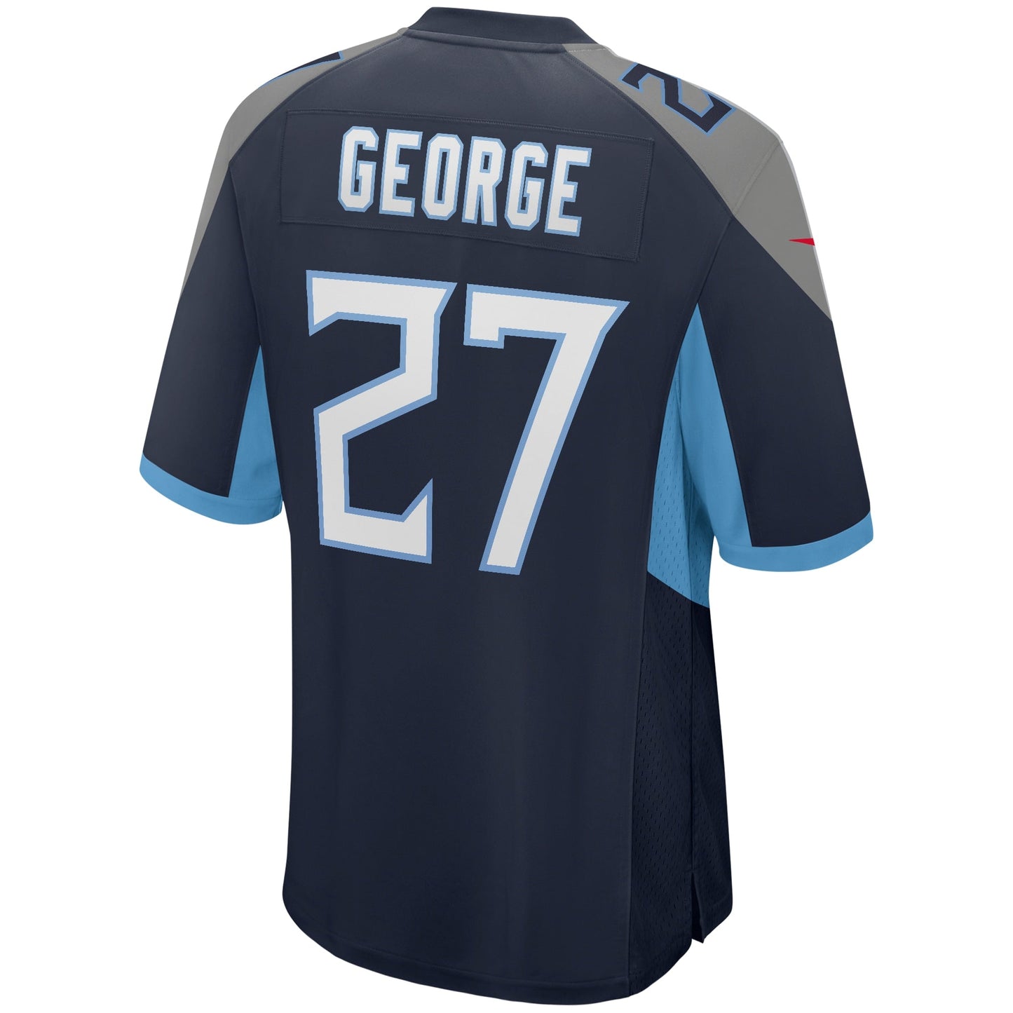 Eddie George Tennessee Titans Nike Game Retired   Jersey - Navy