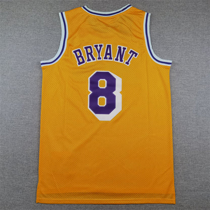 Kobe Bryant #8 Los Angeles Lakers 1996-97 Throwback Embroidered Jersey