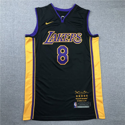 Kobe Bryant #8 Los Angeles Lakers "Retirement Edition" Embroidered Jersey