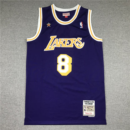 Kobe Bryant #8 Los Angeles Lakers 1998 All-Star Throwback Jersey — Embroidered