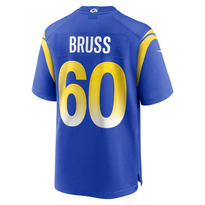 Logan Bruss Los Angeles Rams Nike Game   Jersey - Royal