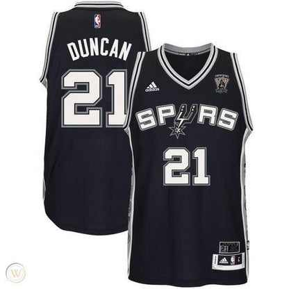 Tim Duncan Commemorative Throwback San Antonio Spurs Jersey