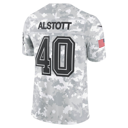 Mike Alstott Tampa Bay Buccaneers Nike 2024 Salute to Service Retired   Limited Jersey - Arctic Camo