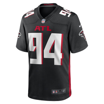 Albert Huggins Atlanta Falcons Nike Team Game Jersey -  Black