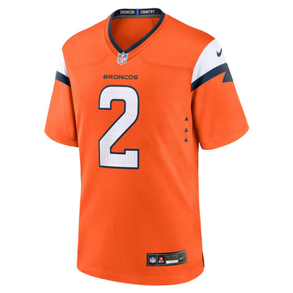 Patrick Surtain II Denver Broncos Nike Mile High Collection Game Jersey - Orange