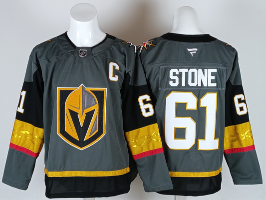 Men's Vegas Golden Knights Mark Stone #61 Gray Player Jersey
