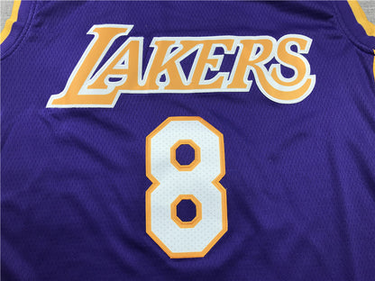 Los Angeles Lakers #8 Kobe Bryant Retired Purple Jersey