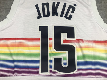 Denver Nuggets Nikola Jokic #15 City Edition - Embroidered Jersey