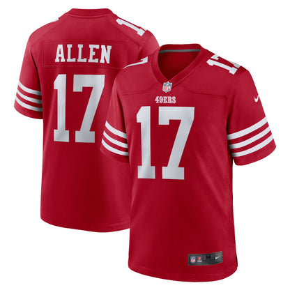 Brandon Allen San Francisco 49ers Nike  Game Jersey -  Scarlet