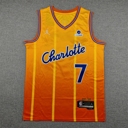 Charlotte Hornets Kon Knueppel #7 2026 City Edition - Embroidered Jersey