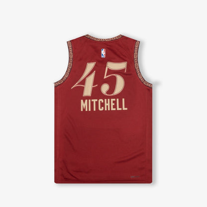 Donovan Mitchell Cleveland Cavaliers 2024 City Edition  Swingman Jersey - Red