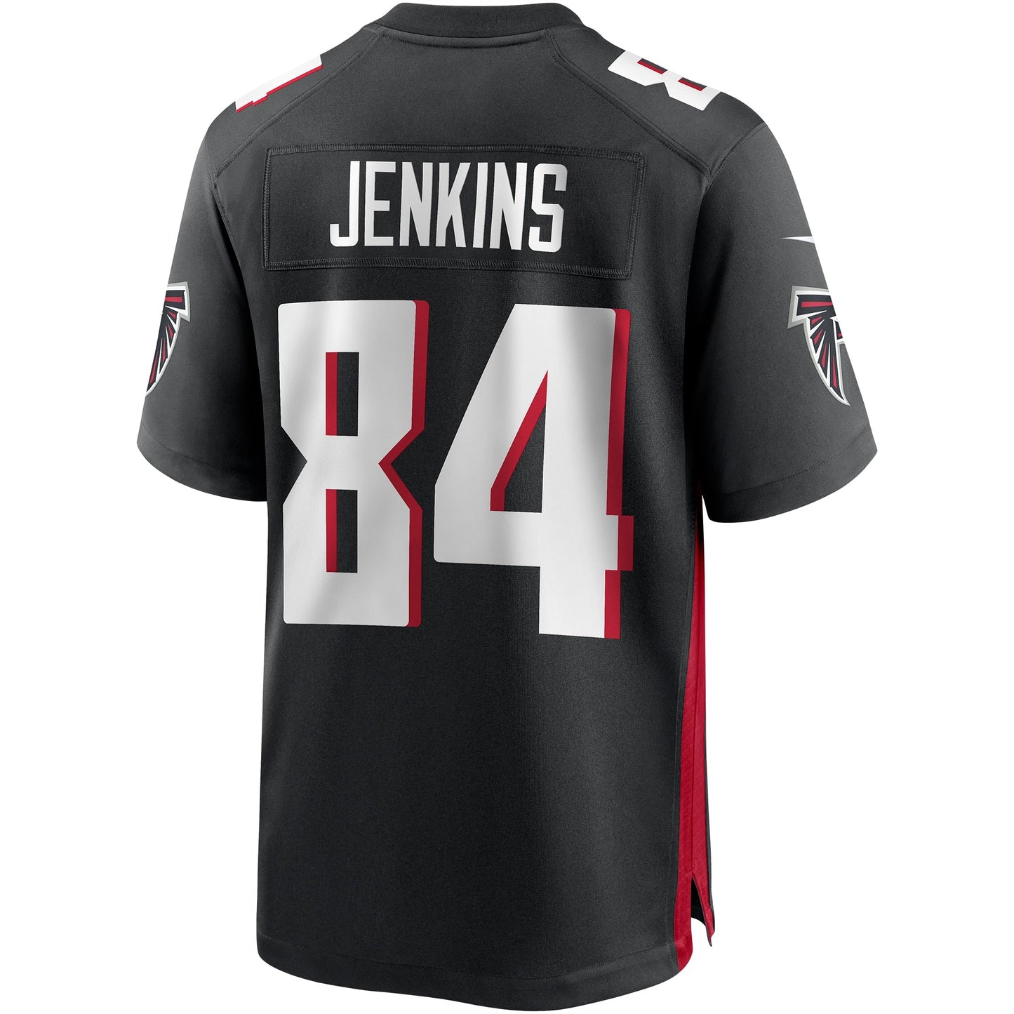 Alfred Jenkins Atlanta Falcons Nike Game Retired   Jersey - Black