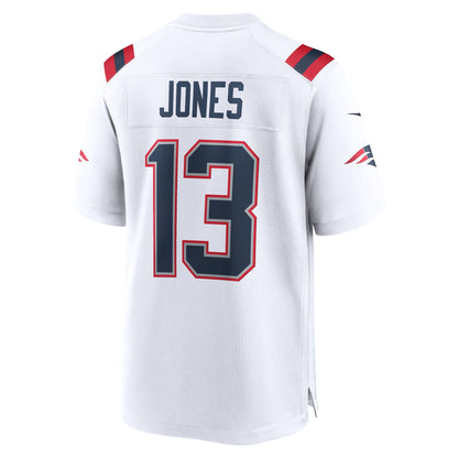 Jack Jones New England Patriots Nike Game   Jersey - White