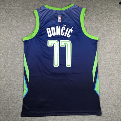 Dallas Mavericks Luka Doncic #77 City Edition Swingman Set — Embroidered