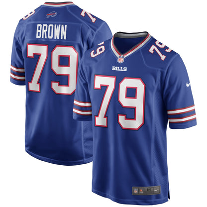 Ruben Brown Buffalo Bills Nike Game Retired   Jersey - Royal