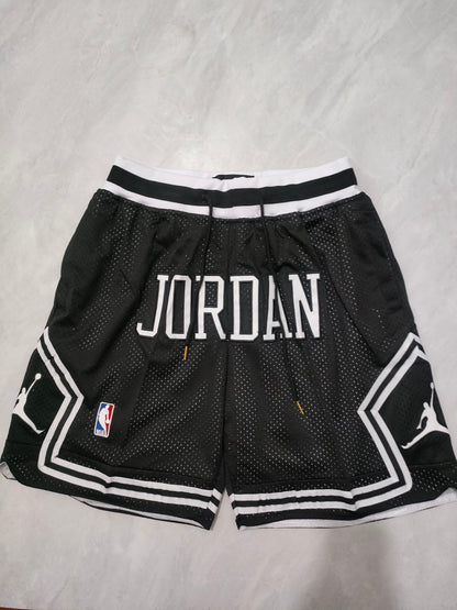 JUST DON Jordan Black Pocket Shorts
