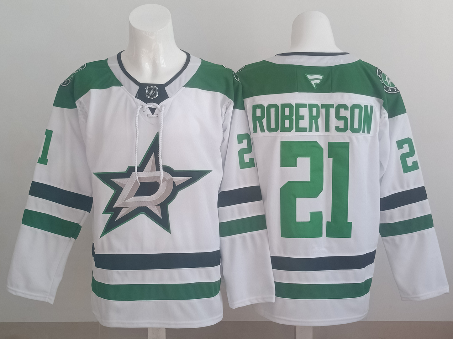 Men's Dallas Stars Jason Robertson #21  White Premium Player Jersey