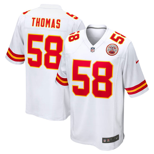 Derrick Thomas Kansas City Chiefs Nike Retired   Game Jersey - White