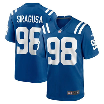 Tony Siragusa Indianapolis Colts Nike Game Retired   Jersey - Royal