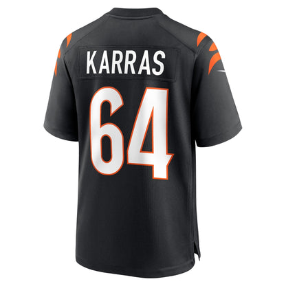 Ted Karras Cincinnati Bengals Nike Game   Jersey - Black