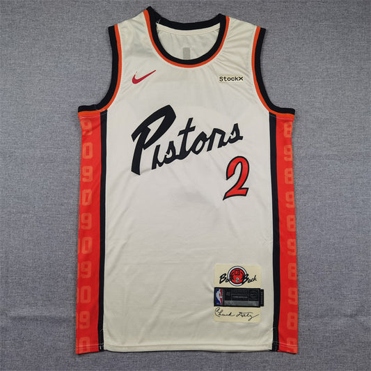 Detroit Pistons Cade Cunningham #2 2025 City Edition Swingman Jersey — Embroidered