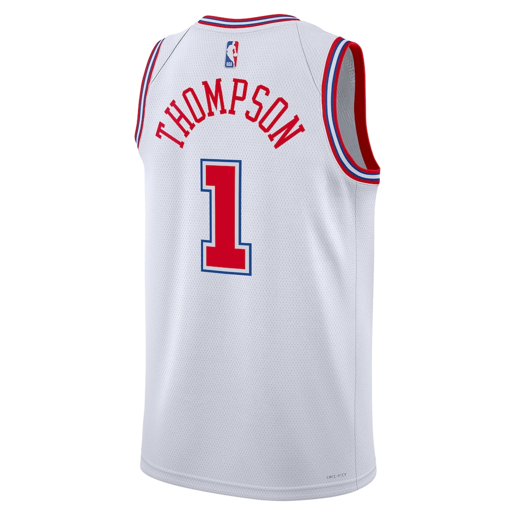 Houston Rockets Amen Thompson Nike White 2025/26 Swingman Jersey - City Edition