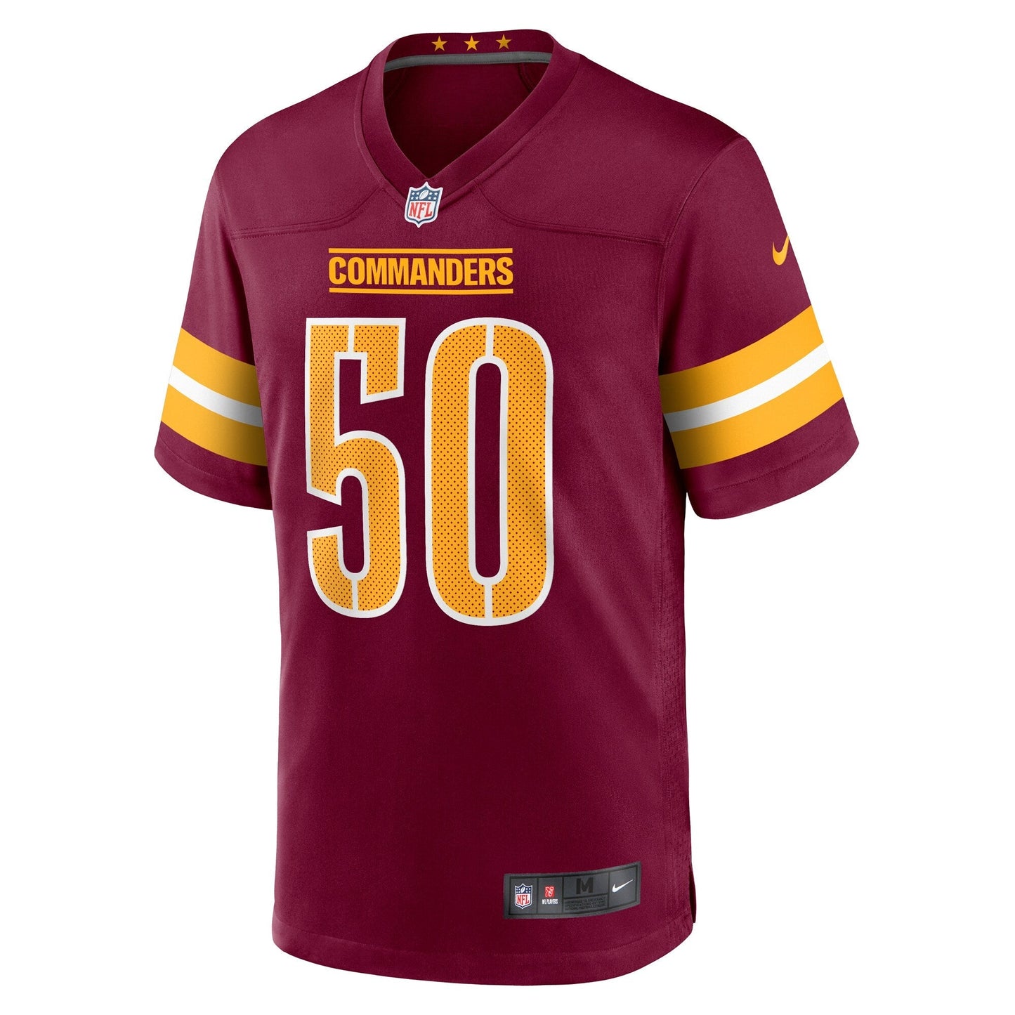 Andre Jones Jr. Washington Commanders Nike Team Game Jersey -  Burgundy