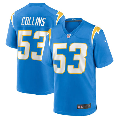 Chris Collins Los Angeles Chargers Nike Team Game Jersey -  Powder Blue