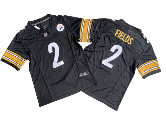FIELDS #2 Pittsburgh Steelers Nike Game Jersey - Black