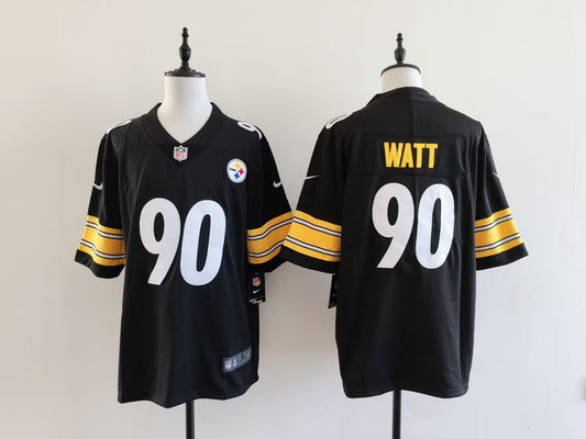 Men's Pittsburgh Steelers T.J. Watt Nike Jersey -  Black
